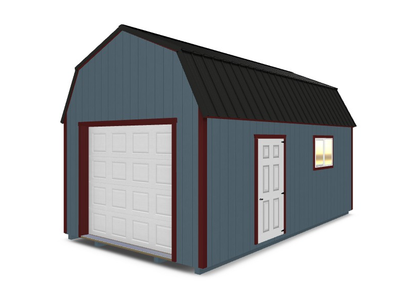 Lofted Single Car Garage