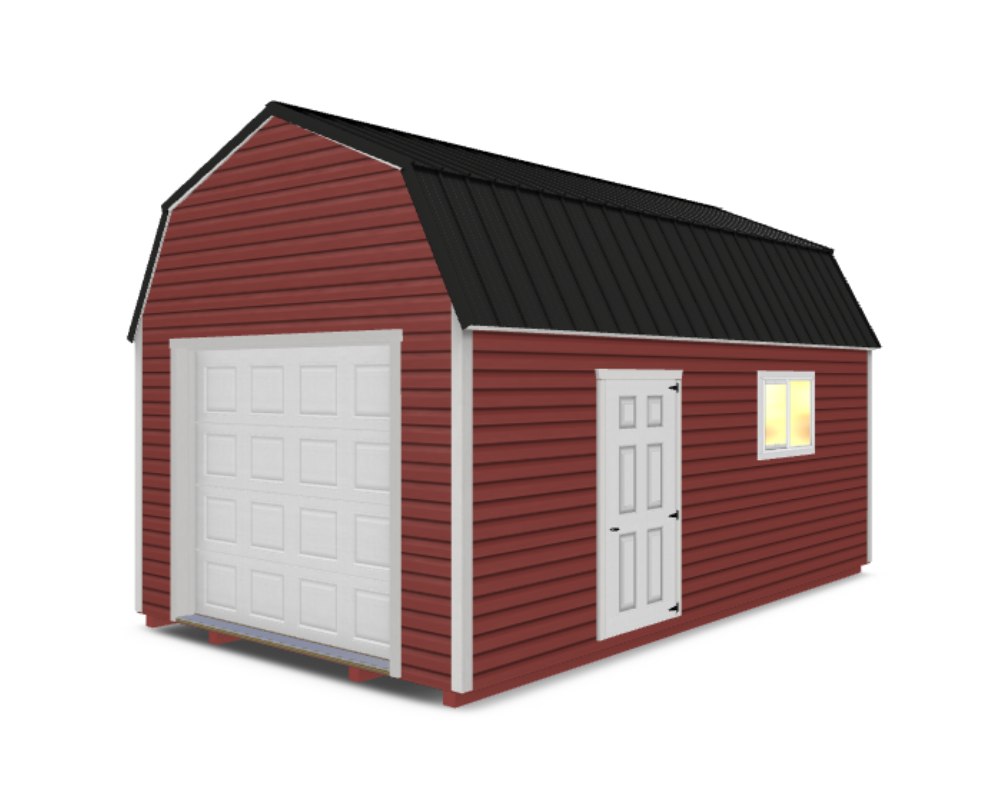 Lofted Single Car Garage