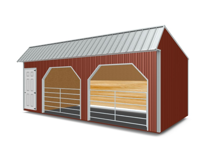 Open Deluxe Horse Barn
